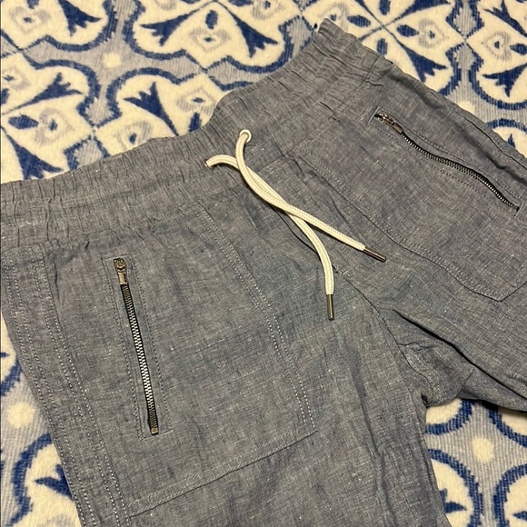 Athleta Denim Cabo Linen Joggers with Relaxed Fit - Picture 3 of 8